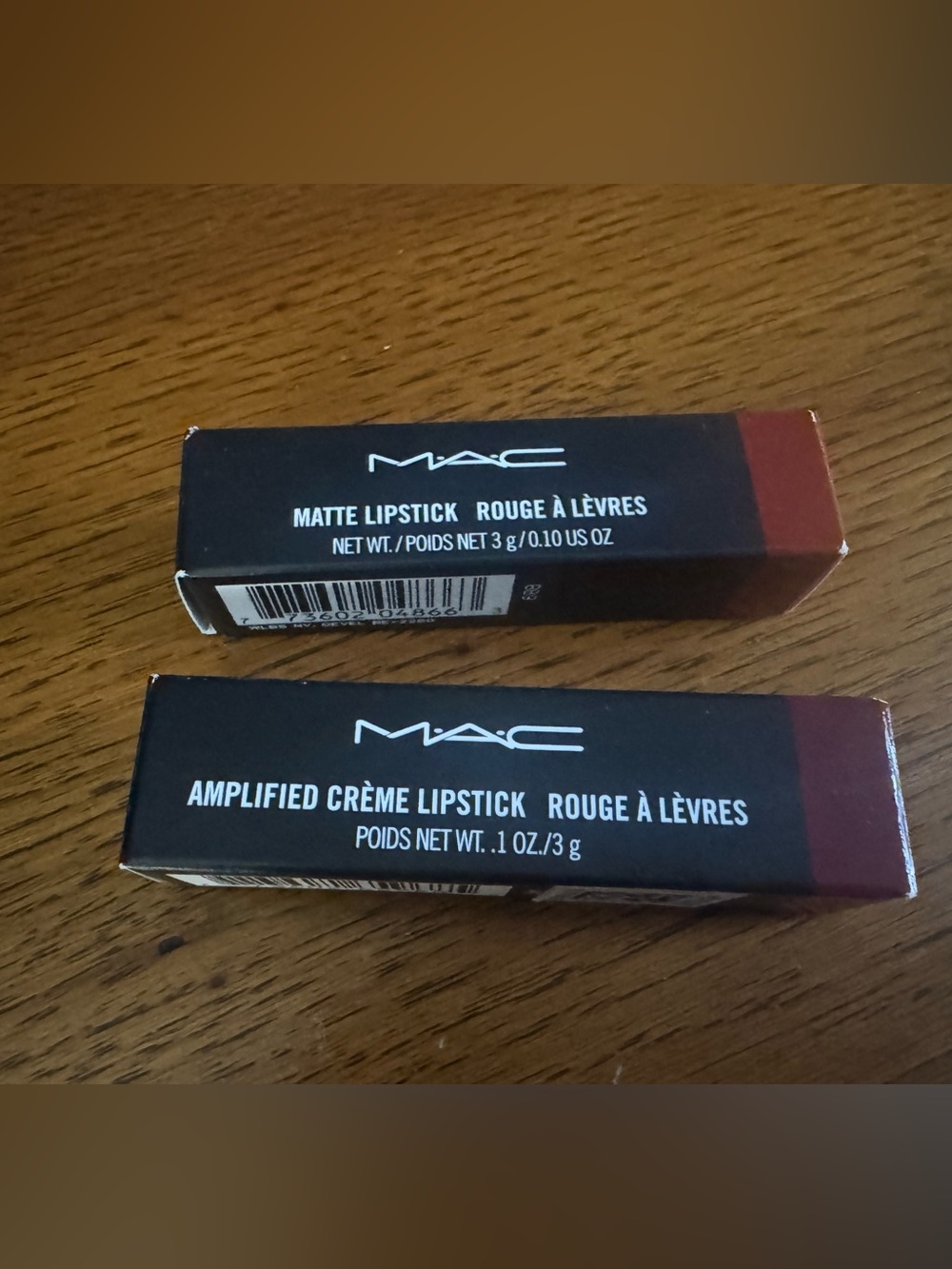NWT Two (2) MAC Cosmetics Matte Lipstick- Chili & Lovers Only